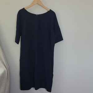 Talbots Dark Blue Dress Size 20